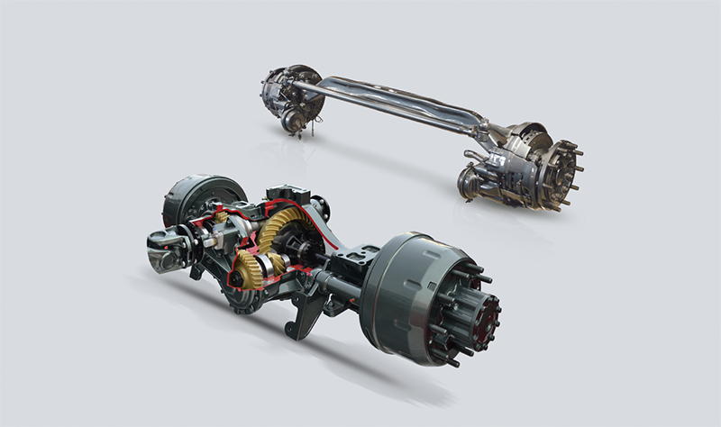 车桥 承载更多，成本更低